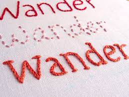 You can find it at most sewing stores in a variety of colors. How To Embroider Letters By Hand Part 1 Wandering Threads Embroidery