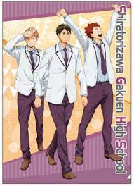Creators of haikyuu when designing the characters on shiratorizawa: Shiratorizawa Academy Haikyu Wiki Fandom