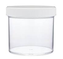 Clear Plastic Jars with Screw Lid