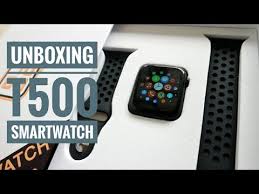 Unboxing T500 Smartwatch Youtube