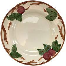 Citation cades cove 2 salad plates from $7.95. Set Of 2 Franciscan Ware Apple 11 Plates Mary S Old Is Better Shop Ruby Lane