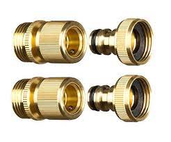 New Garden Hose Quick Connector Inch Ght Brass Easy Co Https Www Amazon Com Dp B01nbjy42w Ref Cm Sw R Pi Dp X 77 Brass Fittings Garden Hose Solid Brass