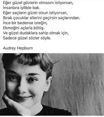 Turkurt Adli Kullanicinin Siir Soz Panosundaki Pin Audrey Hepburn Insan Dudak