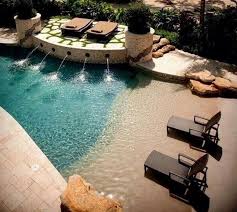 26 Awesome Natural Beach Pool Design Ideas Backyard Page 15 Of 28 In 2020 Backyard Pool Backyard Beach Pool Designs