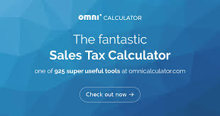 Sales Tax Calculator Omni