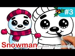 How To Draw Snowman Cute Step By Step Easy Christmas Special Cute Drawings Christmas Drawing Christmas Pictures To Draw Learn how to draw this cute christmas holiday snowman super easy, step by step. how to draw snowman cute step by step