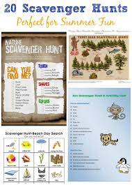 Sometimes getting your kids away from the tv and outside into nature can be a bit of a challenge. 20 Summer Scavenger Hunt Ideas Free Printable Edventures With Kids