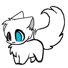 5.on the right side of your body, draw a big tail. Baby Drawing Arctic Fox Novocom Top
