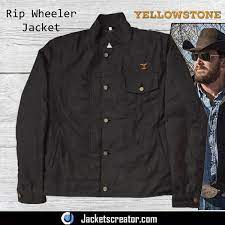Cole Hauser Yellowstone Rip Wheeler Jacket Jackets Creator Rip Wheeler Cole Hauser Jackets