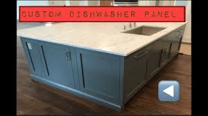 Custom panel installation, install custom panel. How I Make A Custom Dishwasher Panel Youtube
