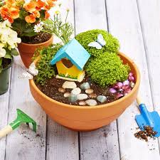 Have them plant different flowers in flower pots with dirt, seeds, and some water, and teach them how to. Make A Mini Magic Garden Diy Fairy Garden