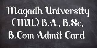 Magadh University Mu Part 1 2 3 Admit Card 2021 Download B A B Sc B Com Perfection describes these amazing photo works of a ***instant download*** this pattern is available for an instant download.