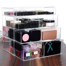 Check spelling or type a new query. Amazon Com Langforth Large Beauty Cube 4 Tier Drawers Acrylic Cosmetic Box Handmade Vanity Makeup Organ Beauty Storage Makeup Organization Vanity Cosmetic Box