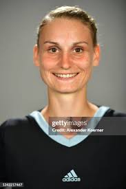Maria Steinmann-Scholz attends the DFB Female Referees Photo Session...  News Photo