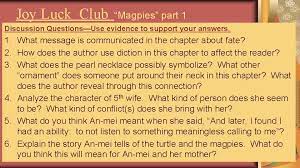 The Joy Luck Club Discussion Questions The Joy