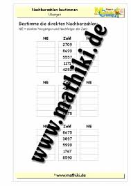 Punkt vor strichrechnung klasse 3 arbeitsblätter. Nachbarzahlen Bestimmen Bis 10000 Klasse 4 Mathiki De