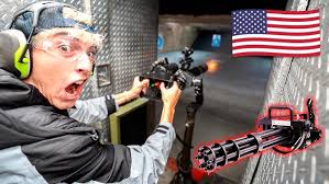 DISPARANDO ARMAS REALES EN ESTADOS UNIDOS! (minigun)