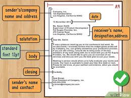 How To Write A Business Letter With Pictures Wikihow