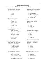 Kertas soalan bahasa inggeris kertas 2 tahun 5 kssr via www.pinterest.com. Peperiksaan Pertengahan Tahun Pendidikan Kesihatan Pk Tahun 4