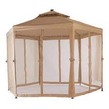 Want to make your gazebo the talk of the entire neighborhood? Royal Garden 10 Ft X 10 Ft Solar Led Lighted Gazebo Gfs00679b The Home Depot