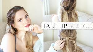 There are many different variations of these half up half down curly hairstyles that you can try out. Running Late 29 Half Up Half Down Hairstyles For Lazy Girls