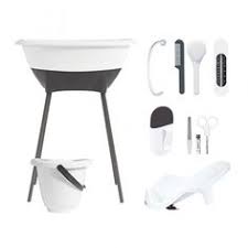 The space saving design makes it easy to store and convenient to use at home or when traveling, encouraging more shared bath time moments. 7 Luma Baby Bath Set Stylish Baby Bath Ideas Baby Bath Time Bath Care Luma