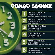 Hukum Menggabungkan Niat Puasa Syawal Senin Kamis Dan Ayyamul Bidh
