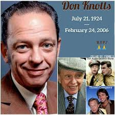 Andy Griffith and Don Knotts in 1968