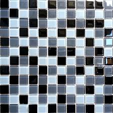 Around $400 to install in an similarly to white kitchens, the same elements will need to be considered when choosing the colour. Black Blue Grey White Mosaic Tiles Kitchen Splashback Tiles Grand Taps