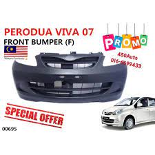 Tapi rasanya tayar depan tu baru je tukar. Perodua Viva 07 Front Bumper Depan 1pc Shopee Malaysia