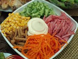 Салат с корейской морковью и сухариками - рецепт автора Светлана Жукова