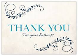 Image result for thank you for your business