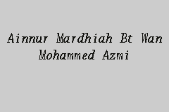 Soo thien ming & nashrah (pj). Ainnur Mardhiah Bt Wan Mohammed Azmi Peguambela Dan Peguamcara In Klang