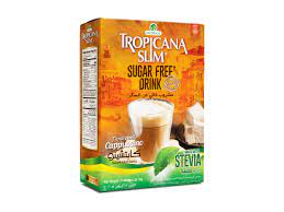 TROPICANA SLIM Sugar Free Drink Cappuccino W.Stevia 96g (10 Sachet)