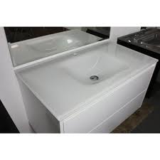 One piece bathroom vanity tops. White Glass Vanity Top With Integrated Basin In One Piece Grace Bathroom