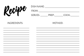Our bingo cards are in pdf format so they are easy to print and save. How To Make Diy Recipe Cards Learn Befunky
