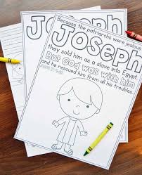 Show your kids a fun way to learn the abcs with alphabet printables they can color. Joseph Coloring Pages Free Printables Mary Martha Mama