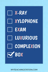 They are weird, and don't always contain the letter they represent. How To Teach The Letter X Sound Myteachingstation Com