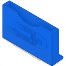 Custom color shutterfly's business card holders are great gifts that will get plenty of use, whether kept on a desk to be handed out during interviews or client meetings or bringing them to networking events and while traveling Custom Business Card Holder 3d Models Stlfinder