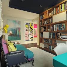 Contemporary Pop Art Interior By Dmitriy Schuka Homeadore Pop Art Decor Interior Design Art Stylish Bedroom Design