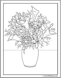 Summon the power of the flower by downloading and printing out free printable flower coloring pages. 102 Flower Coloring Pages Print Ad Free Pdf Downloads