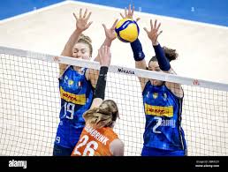 Alice Degradi of Italy in action during the Final Round Day 7 of the  Womens CEV Eurovolley 2023 between Italy vs Bosnia & Herzegovina. Italy  national team beats Bosnia & Herzegovina with