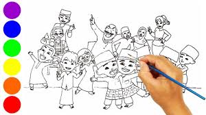 31 downloads 172 views 108kb size. Menggambar Dan Mewarnai Upin Ipin Idul Fitri 1441 H Youtube