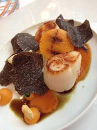 Coquilles Saint Jacques De Dieppe Butternut Et Potimarron Jus Des Bardes Avec Truffe Noire Melanosporum La Villa Lorraine Janvier 2015