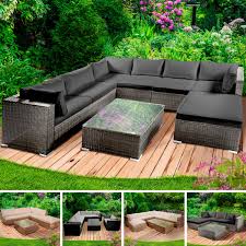 This is article about garten lounge sofa elegant 3er sofa outdoor rating: Gartenmobel Poly Rattan Lounge Mobel Alu Garten Garnitur Sitzgruppe Sofa Ebay