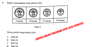 Soalan sains upsr percubaan 2019. Soalan Matematik Upsr 2019 Kertas 2 Kuora E