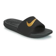 Nike KAWA GROUNDSCHOOL SLIDE Negro / Oro - Envío gratis | Spartoo.es ! -  Zapatos Chanclas Nino 24,30 €