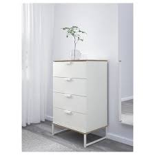 Trysil Kommode Mit 4 Schubladen Weiss Hellgrau 60x99 Cm Ikea Deutschland Ikea Kommode Weiss Kommode Schubladen