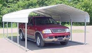 12 W X 20 L X 6 H Bayport At Menards Metal Carport Kits Carport Kits Bayport