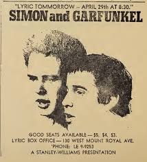 Simon and Garfunkel played college and university shows all through their  early careers. Here is a poster from their show at Oberlin College in 1966.  Did Paul, or S&G, ever perform at